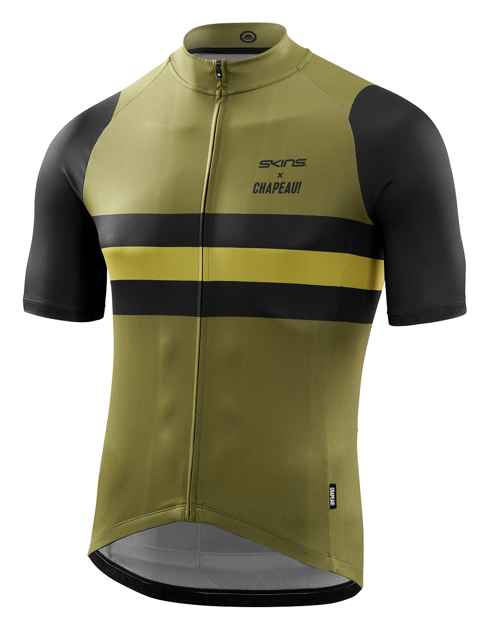 SKINS MEN'S CYCLE X CHAPEAU JERSEY - ARMY GREEN