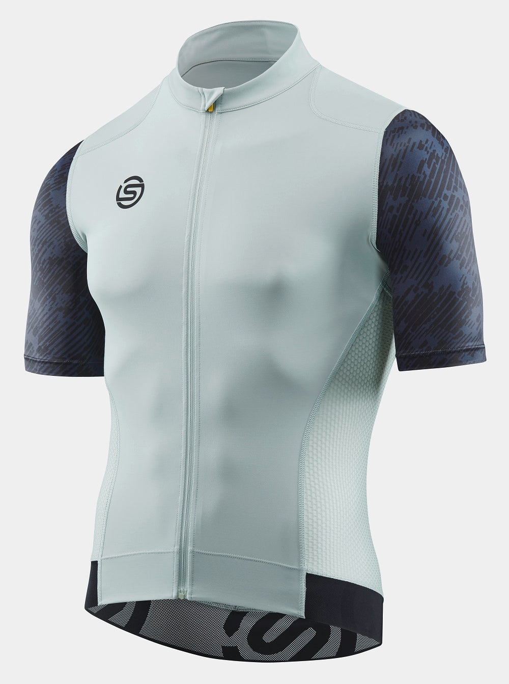 SKINS MEN'S CYCLE ELITE JERSEY - MOSS/GRAPHITE