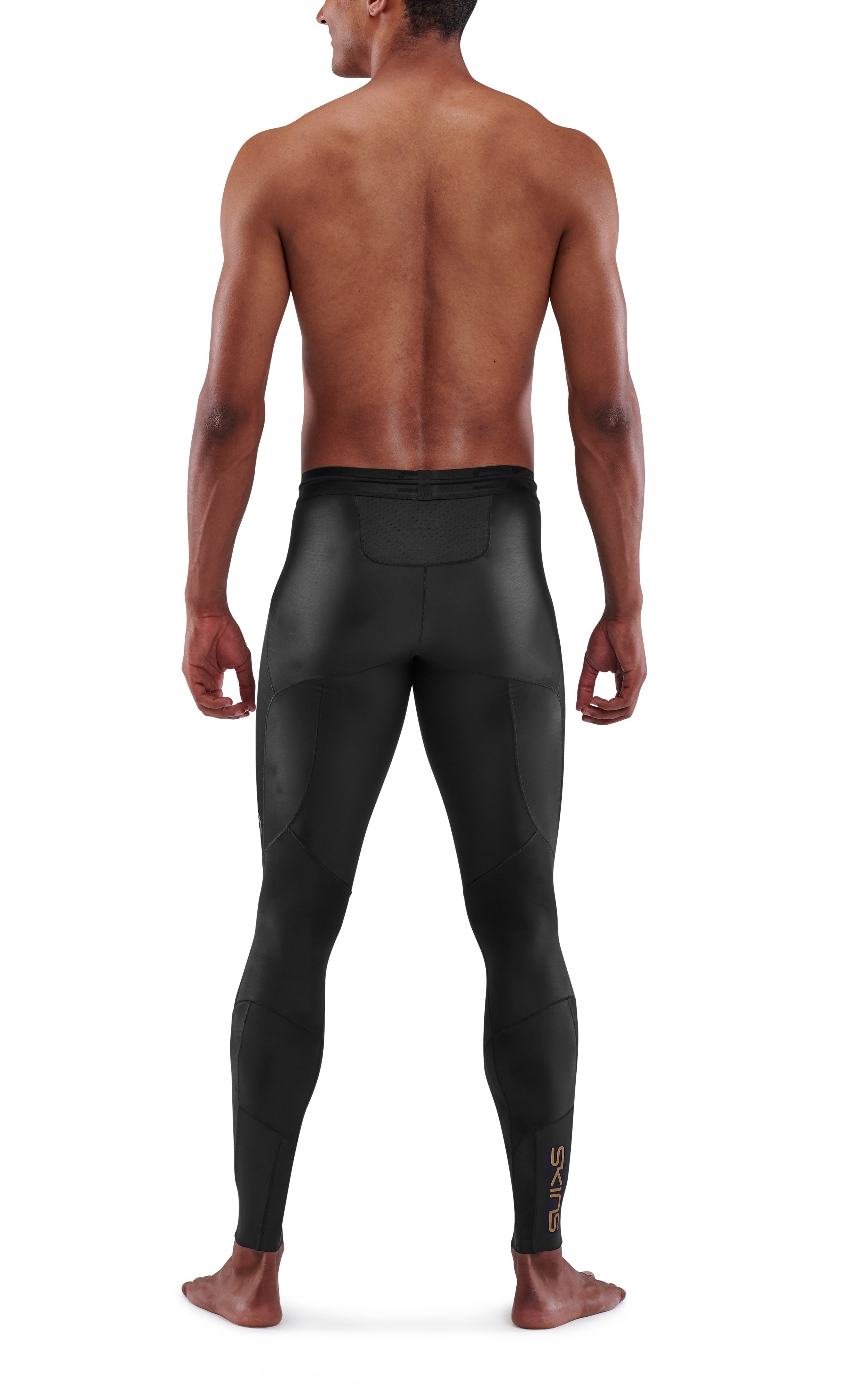 SKINS MEN'S COMPRESSION LONG TIGHTS 5-SERIES - BLACK