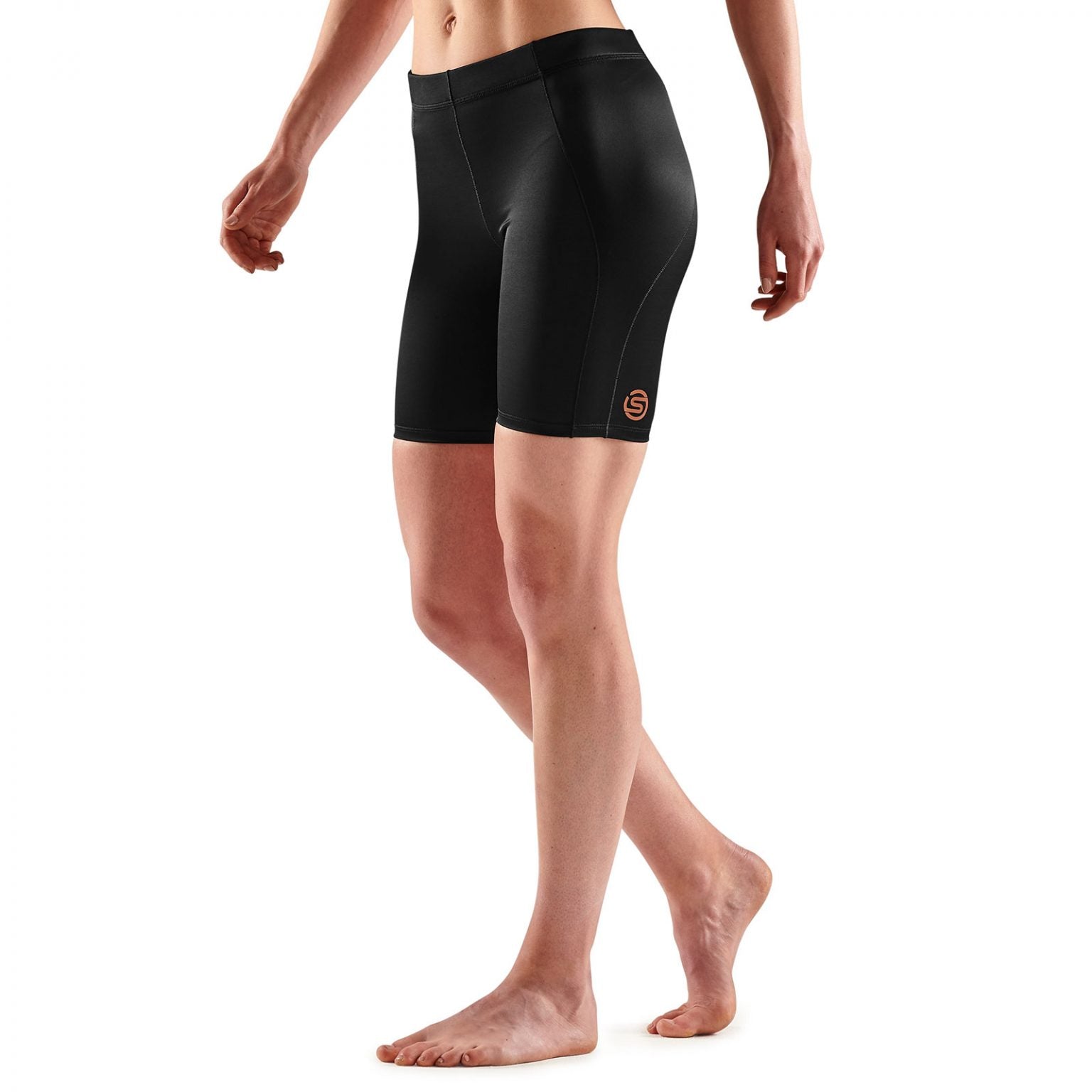 SKINS WOMEN'S SERIES 5 POWER SHORTS - BLACK
