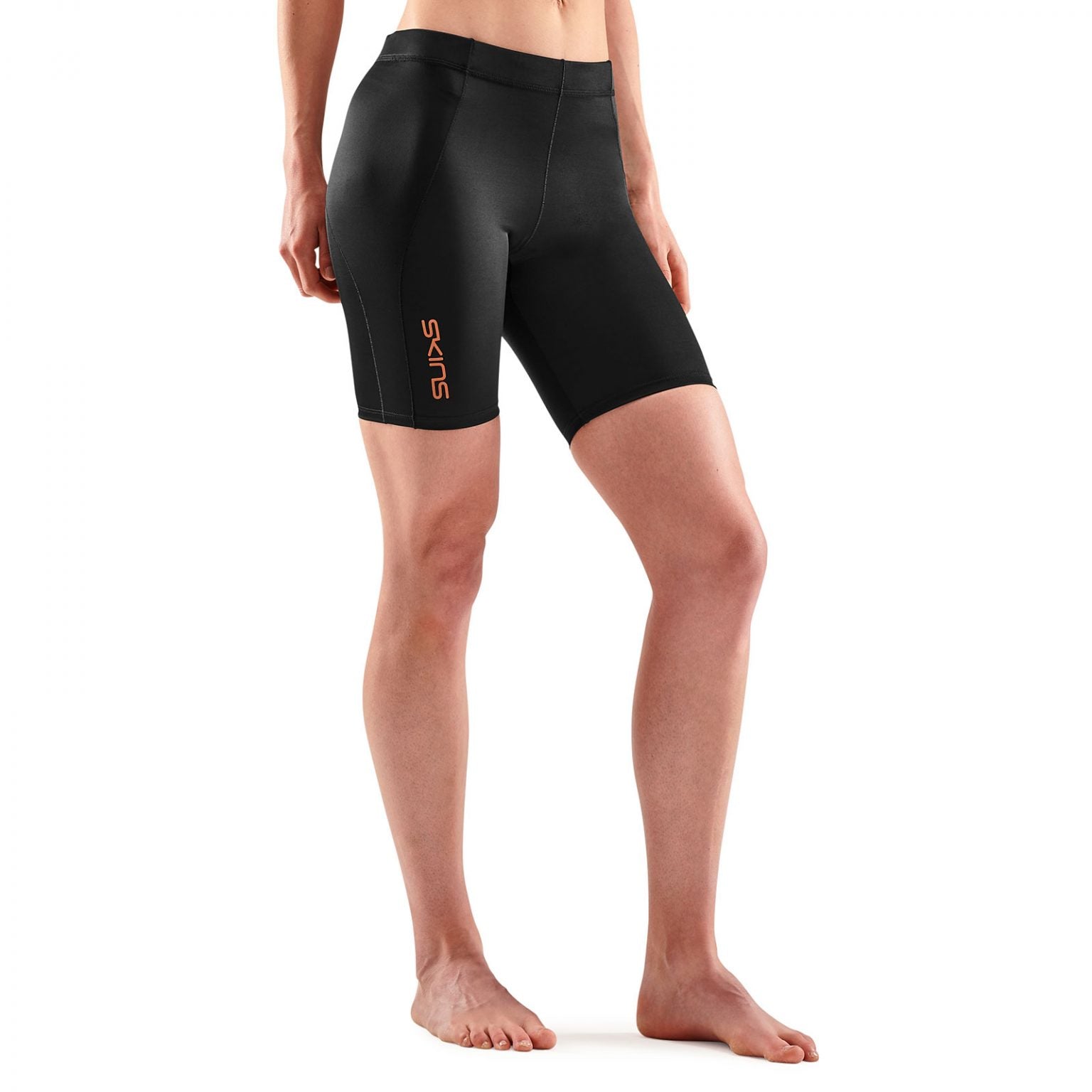 SKINS WOMEN'S SERIES 5 POWER SHORTS - BLACK