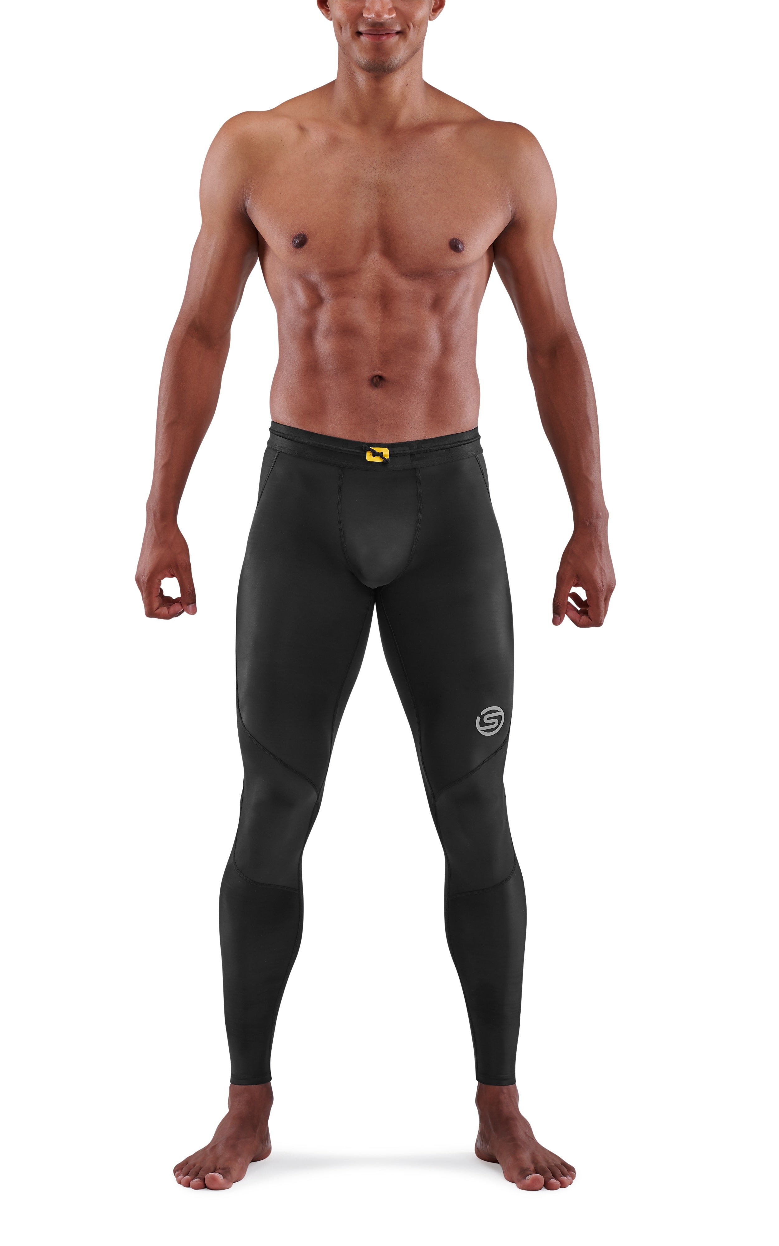 SKINS MEN'S COMPRESSION LONG TIGHTS 3-SERIES - BLACK