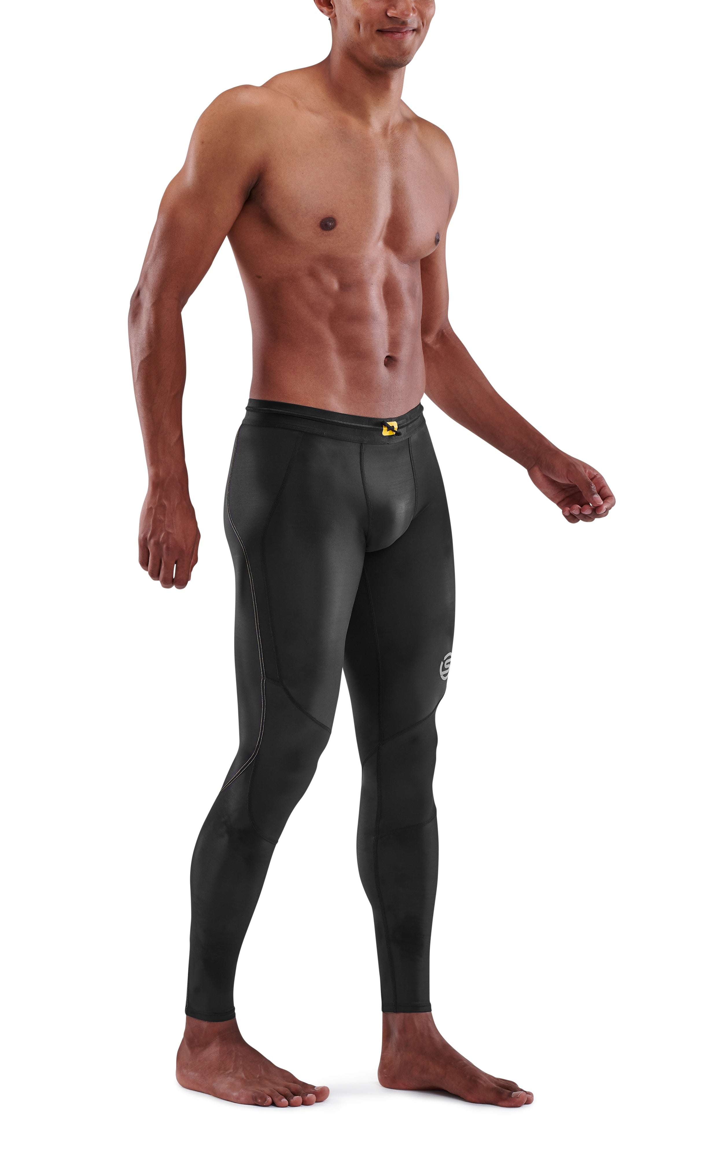 SKINS MEN'S COMPRESSION LONG TIGHTS 3-SERIES - BLACK