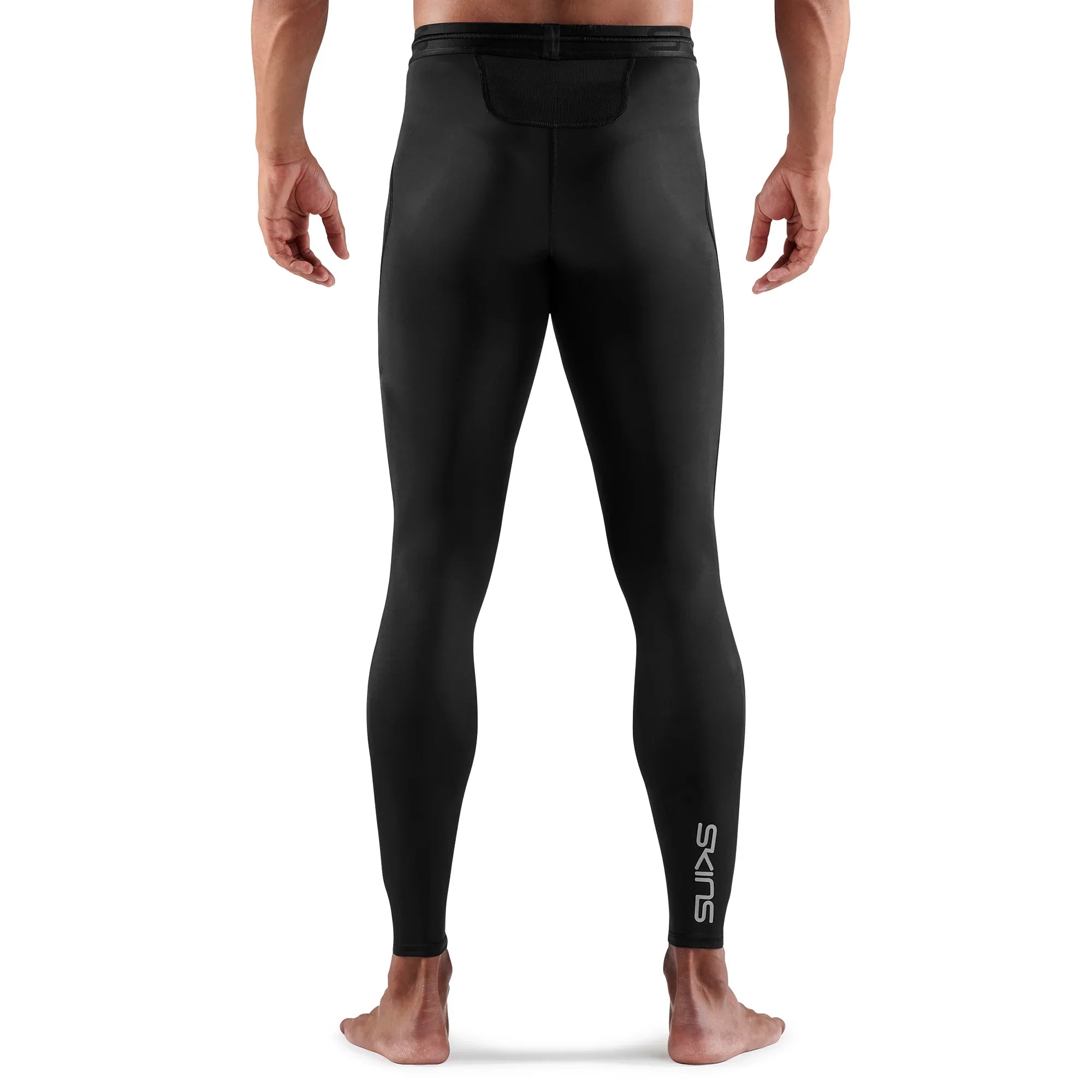 SKINS MEN'S LONG TIGHTS OBLIQUE 2.0 - BLACK