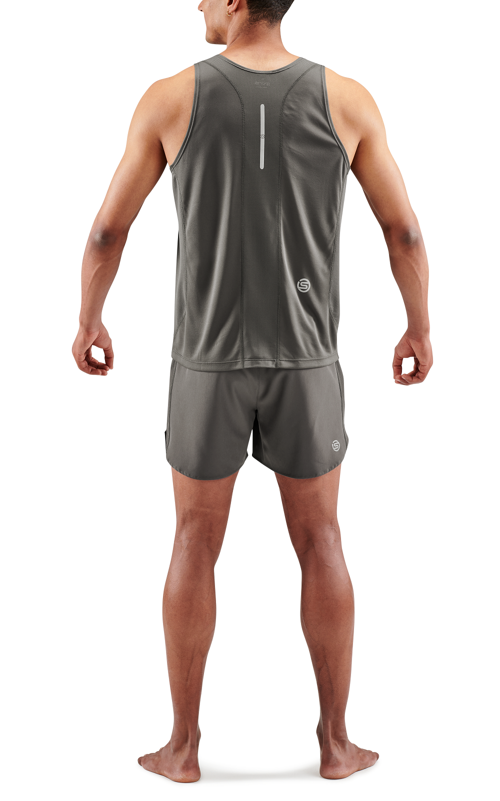 SKINS MEN'S ACTIVEWEAR SINGLET 3-SERIES - CHARCOAL