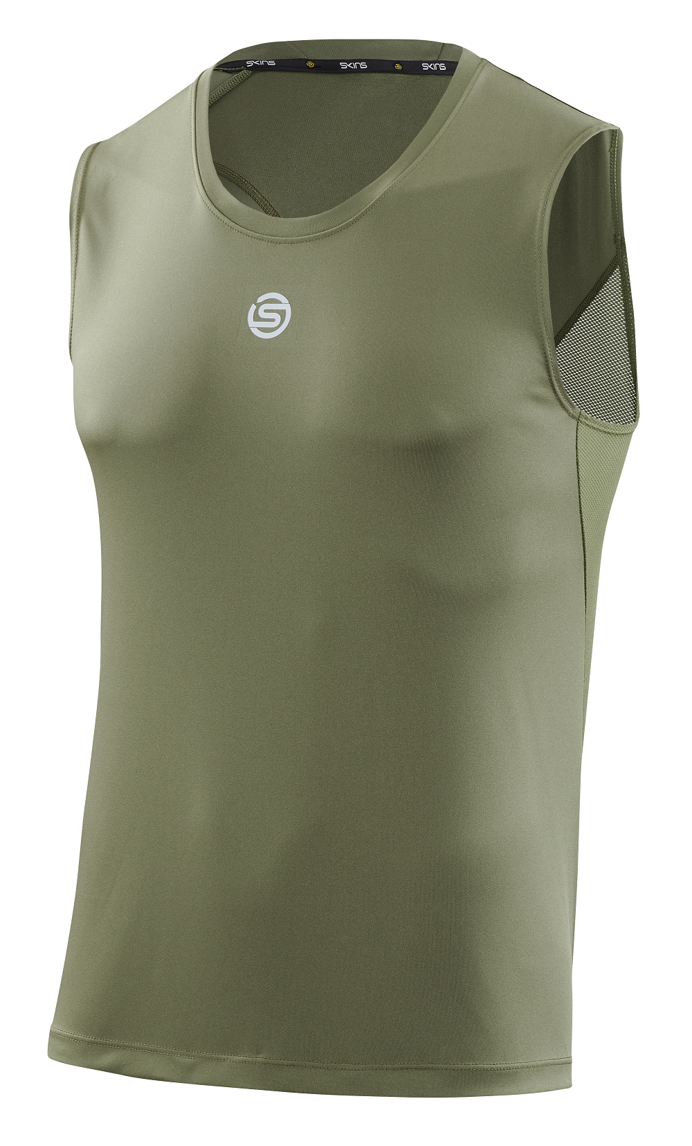 SKINS MEN'S ACTIVEWEAR TANK TOP 3-SERIES - KHAKI