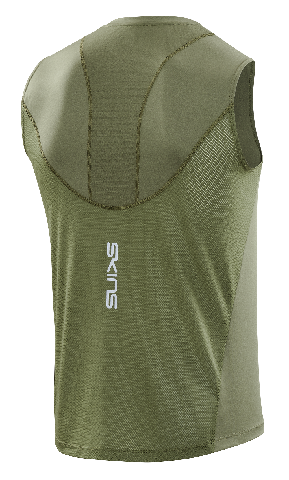 SKINS MEN'S ACTIVEWEAR TANK TOP 3-SERIES - KHAKI