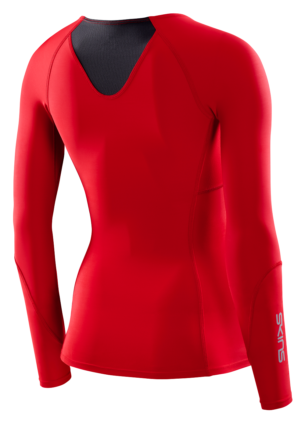 SKINS WOMEN'S COMPRESSION LONG SLEEVE TOPS 3-SERIES - RED