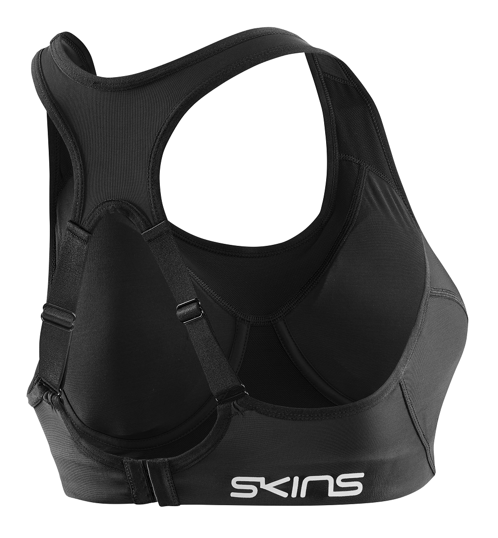 SKINS WOMEN'S ACTIVEWEAR HI-IMPACT BRA 3-SERIES - BLACK