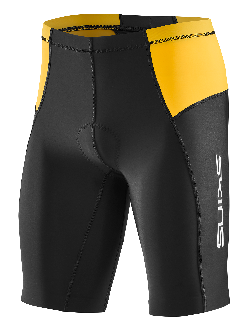 SKINS MEN'S TRI BRAND H/TIGHTS - BLACK/ZEST