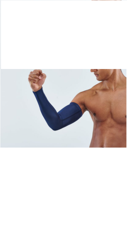 SKINS UNISEX'S COMPRESSION ARM SLEEVE 1-SERIES - NAVY BLUE