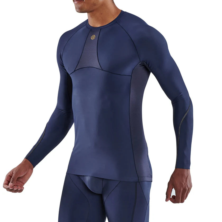 SKINS SERIES-5 MEN'S LONG SLEEVE TOP BLACK