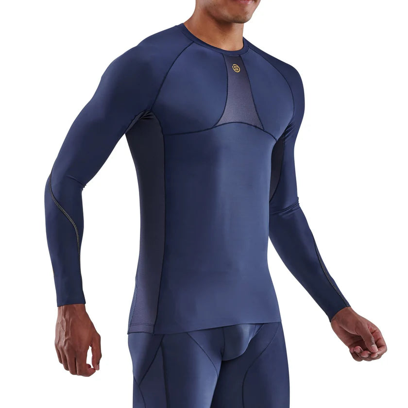 SKINS SERIES-5 MEN'S LONG SLEEVE TOP BLACK