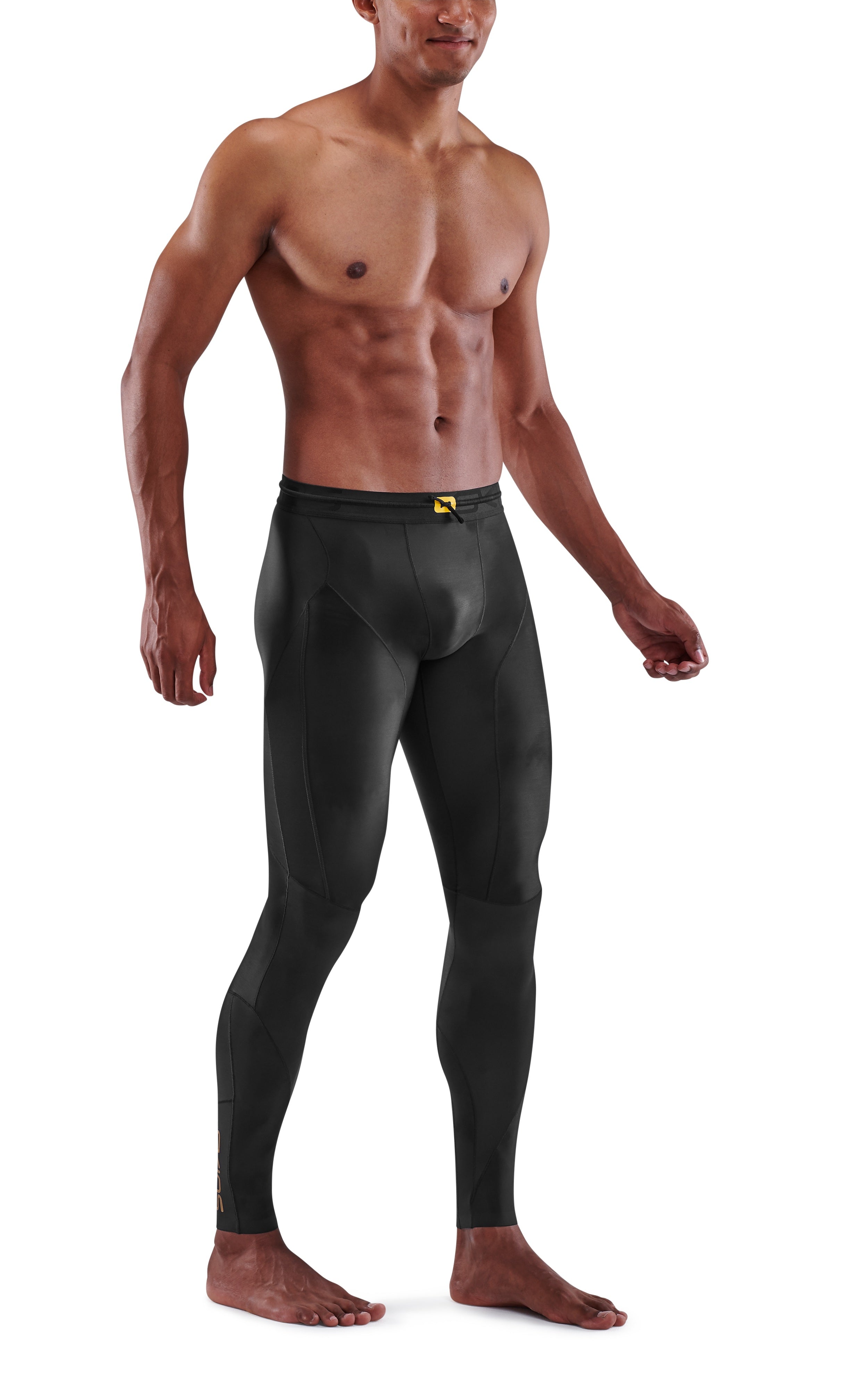 SKINS MEN'S COMPRESSION LONG TIGHTS 5-SERIES - BLACK