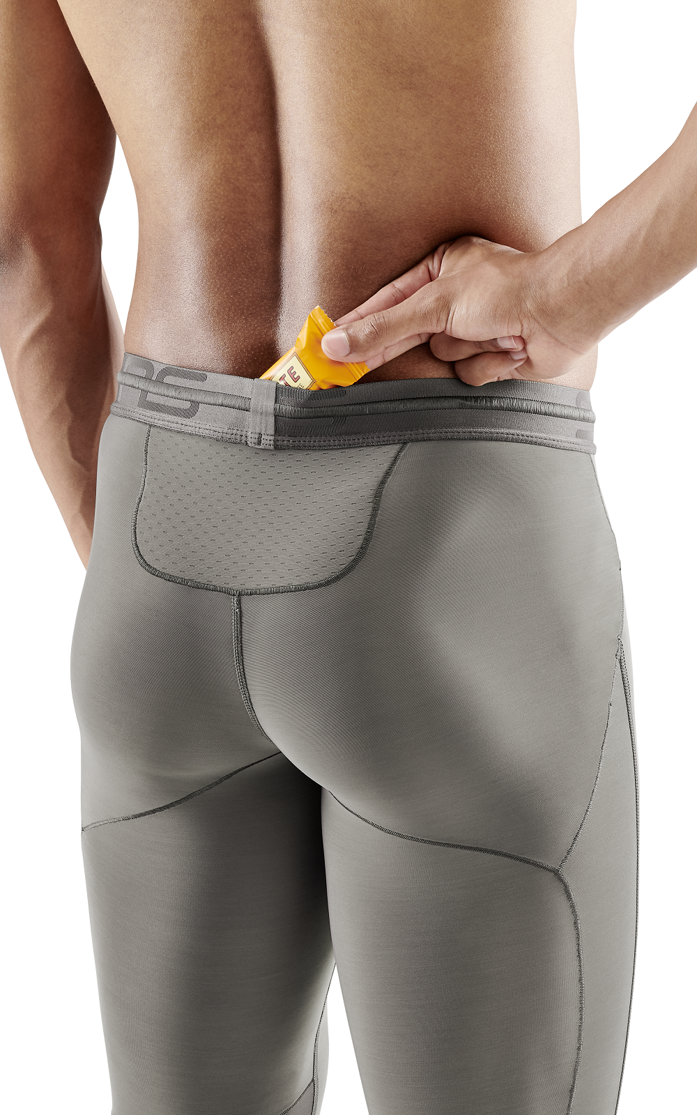 SKINS MEN'S COMPRESSION LONG TIGHTS 5-SERIES - CHARCOAL