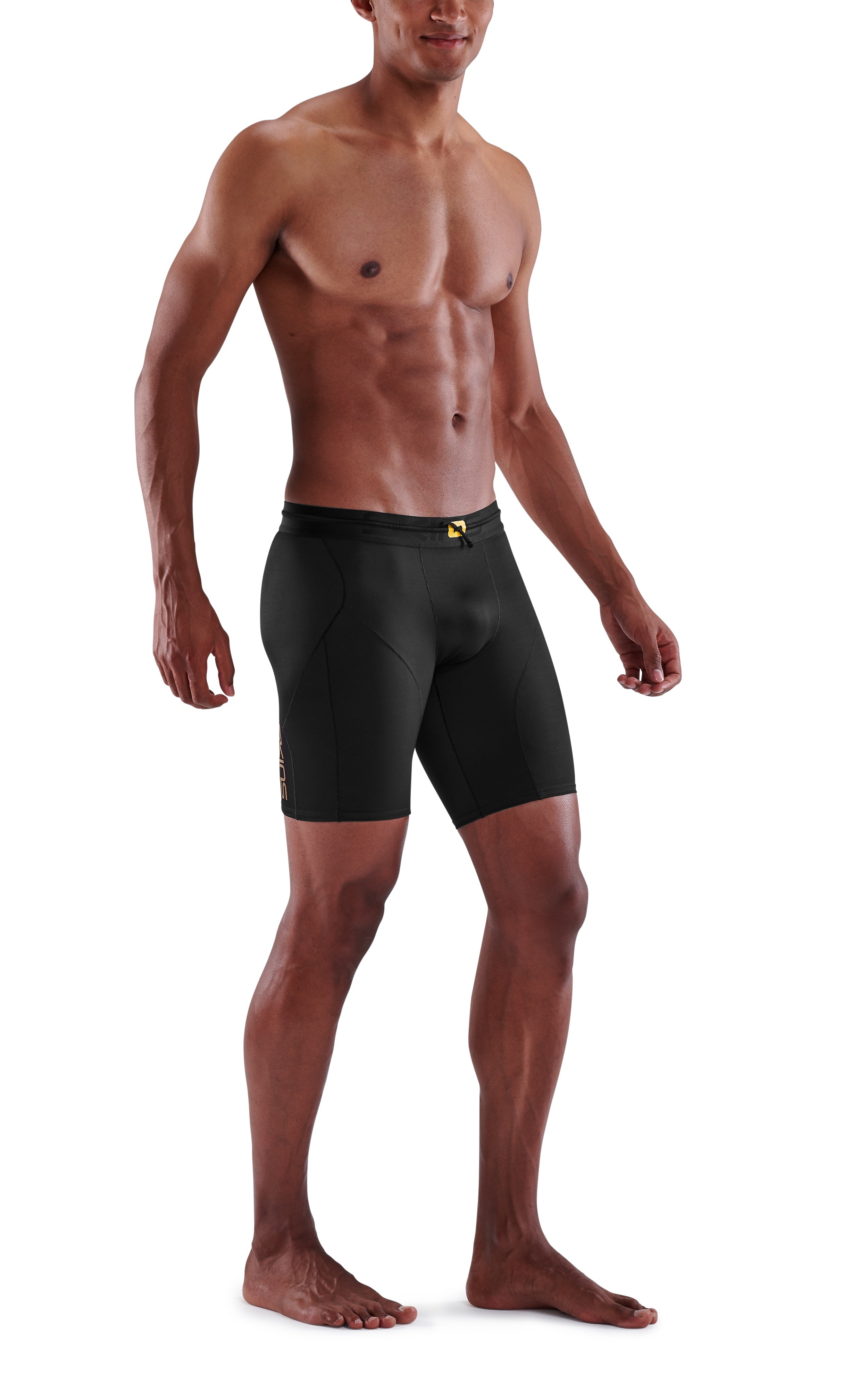 SKINS MEN'S COMPRESSION POWERSHORTS 5-SERIES - BLACK