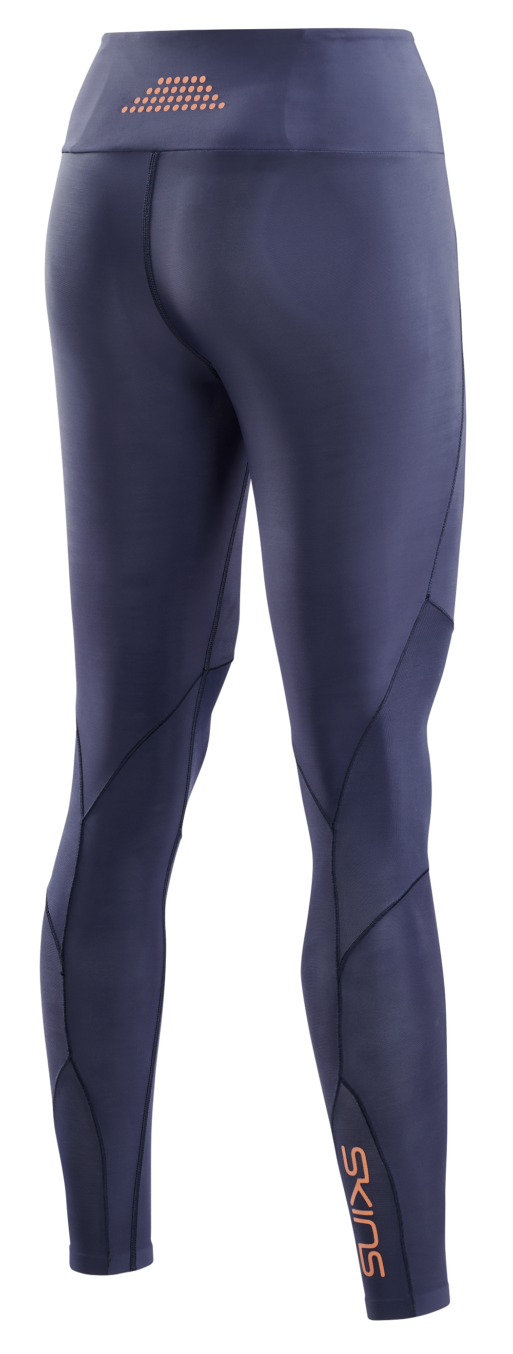 SKINS WOMEN'S COMPRESSION SKYSCRAPER TIGHTS 5-SERIES - NAVY BLUE