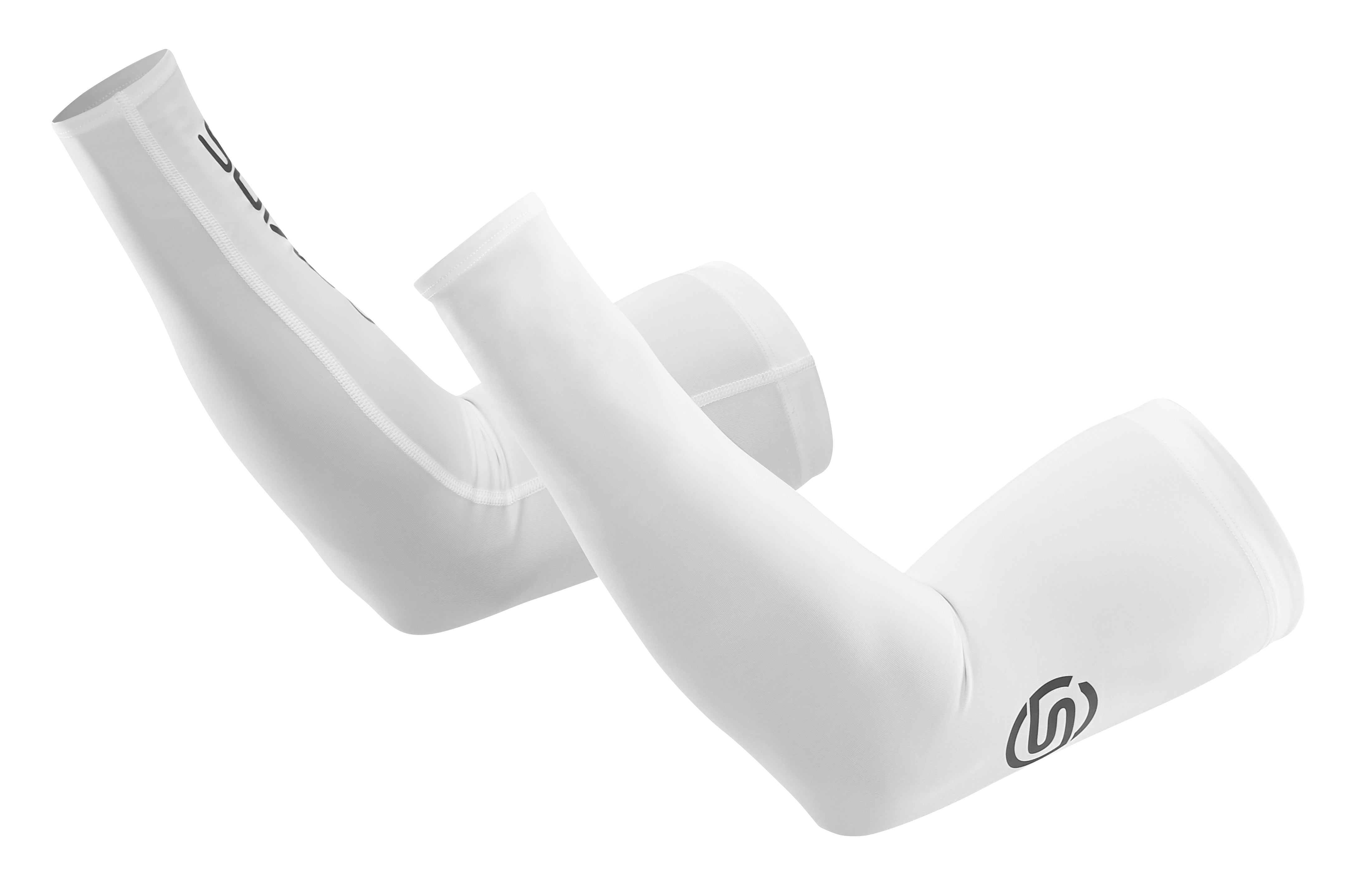 SKINS UNISEX'S COMPRESSION ARM SLEEVE 1-SERIES - WHITE
