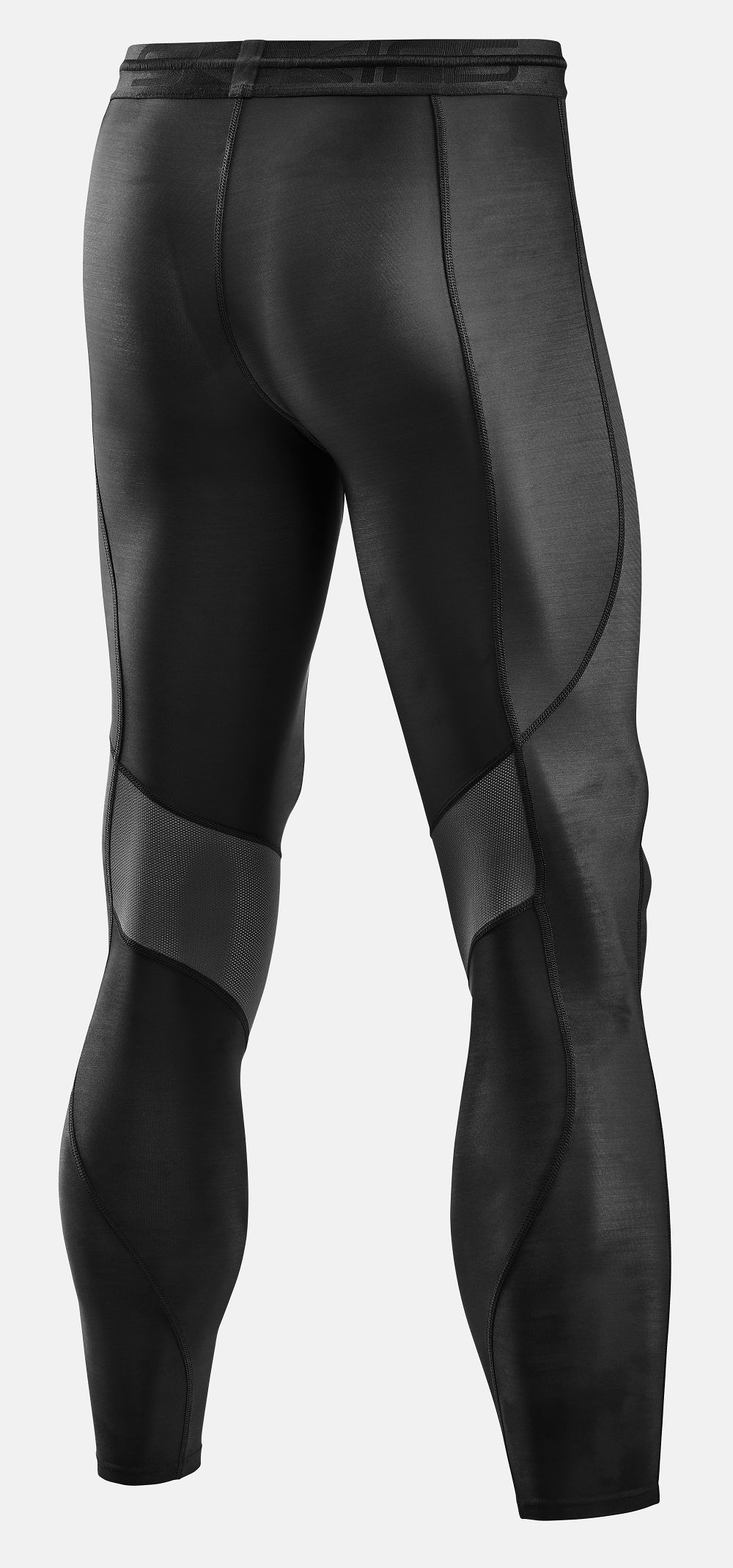 SKINS MEN'S COMPRESSION RECOVERY LONG TIGHTS 3-SERIES - BLACK/GRAPHITE