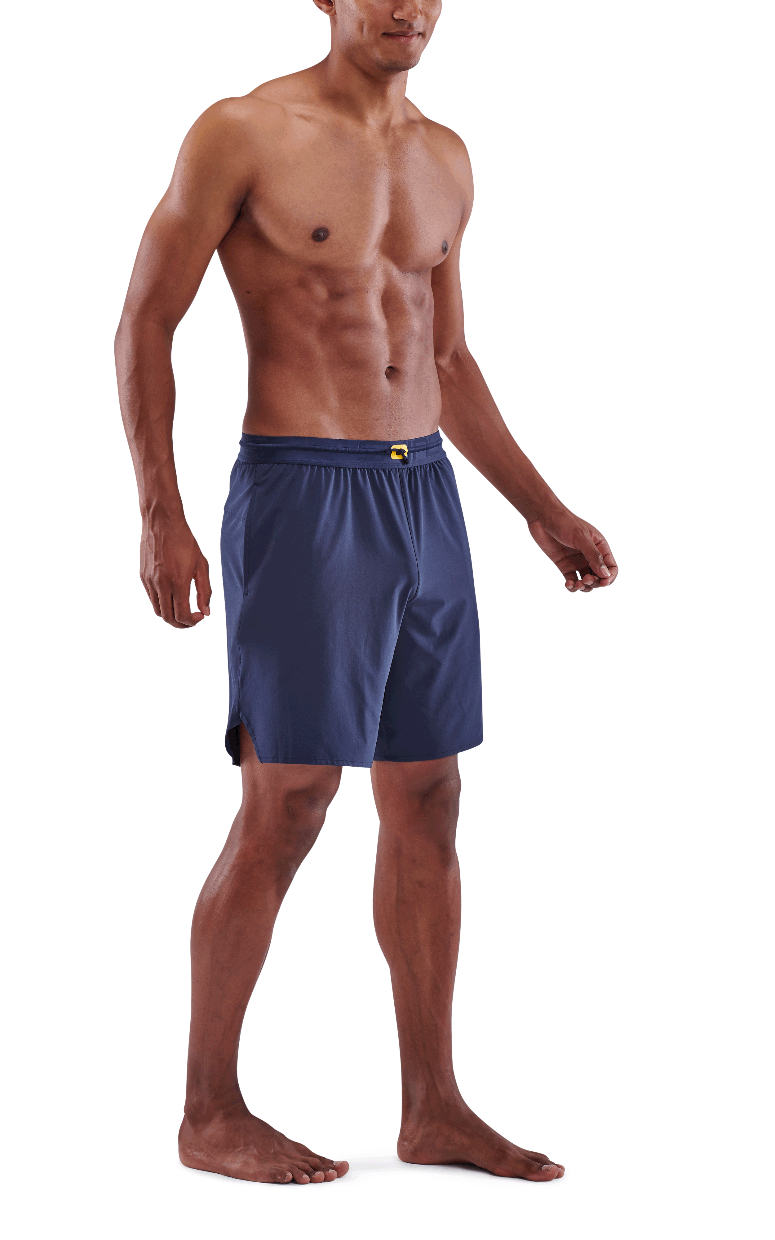 SKINS MEN'S ACTIVEWEAR X-FIT SHORTS 3-SERIES - NAVY BLUE