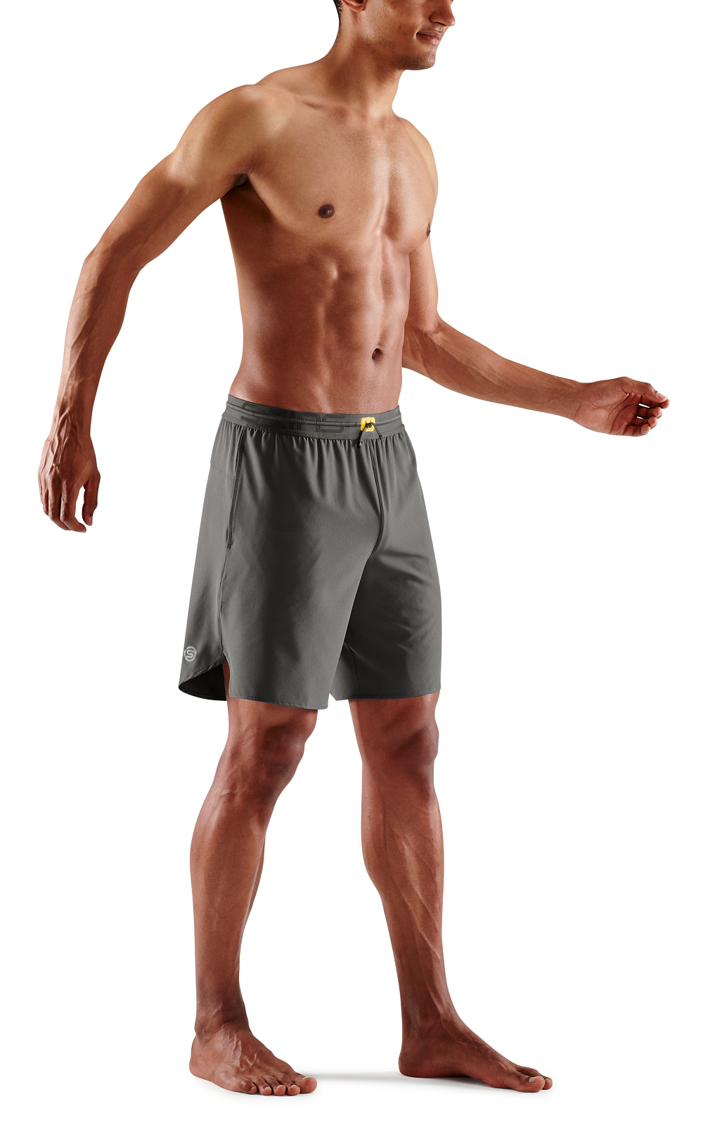 SKINS MEN'S ACTIVEWEAR X-FIT SHORTS 3-SERIES - CHARCOAL