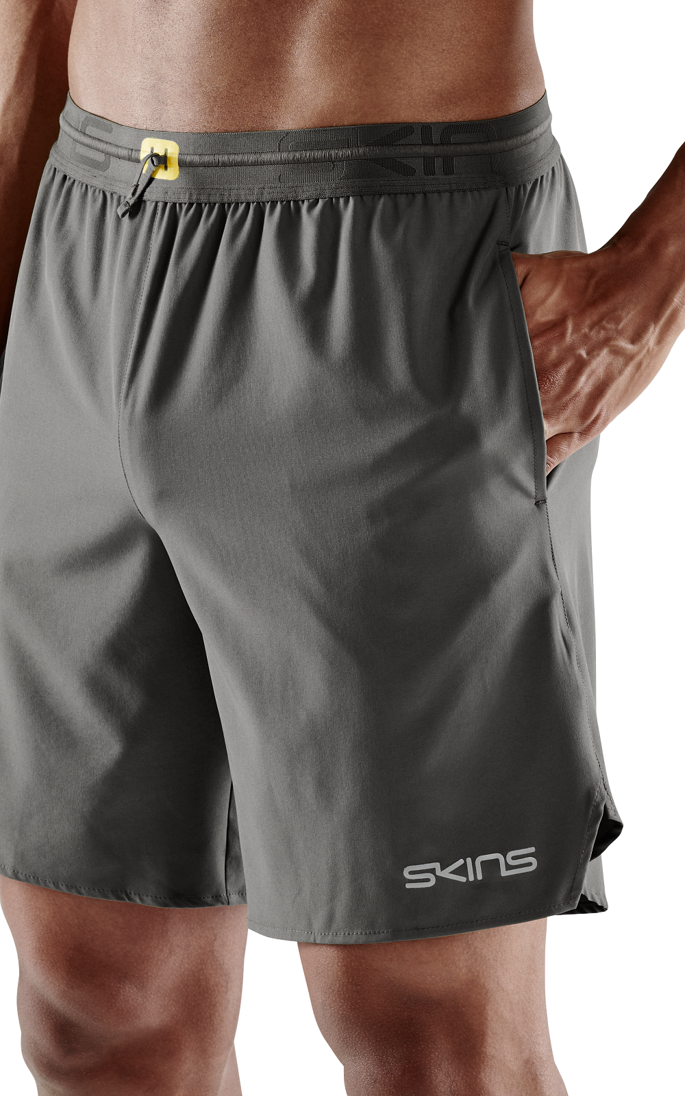 SKINS MEN'S ACTIVEWEAR X-FIT SHORTS 3-SERIES - CHARCOAL