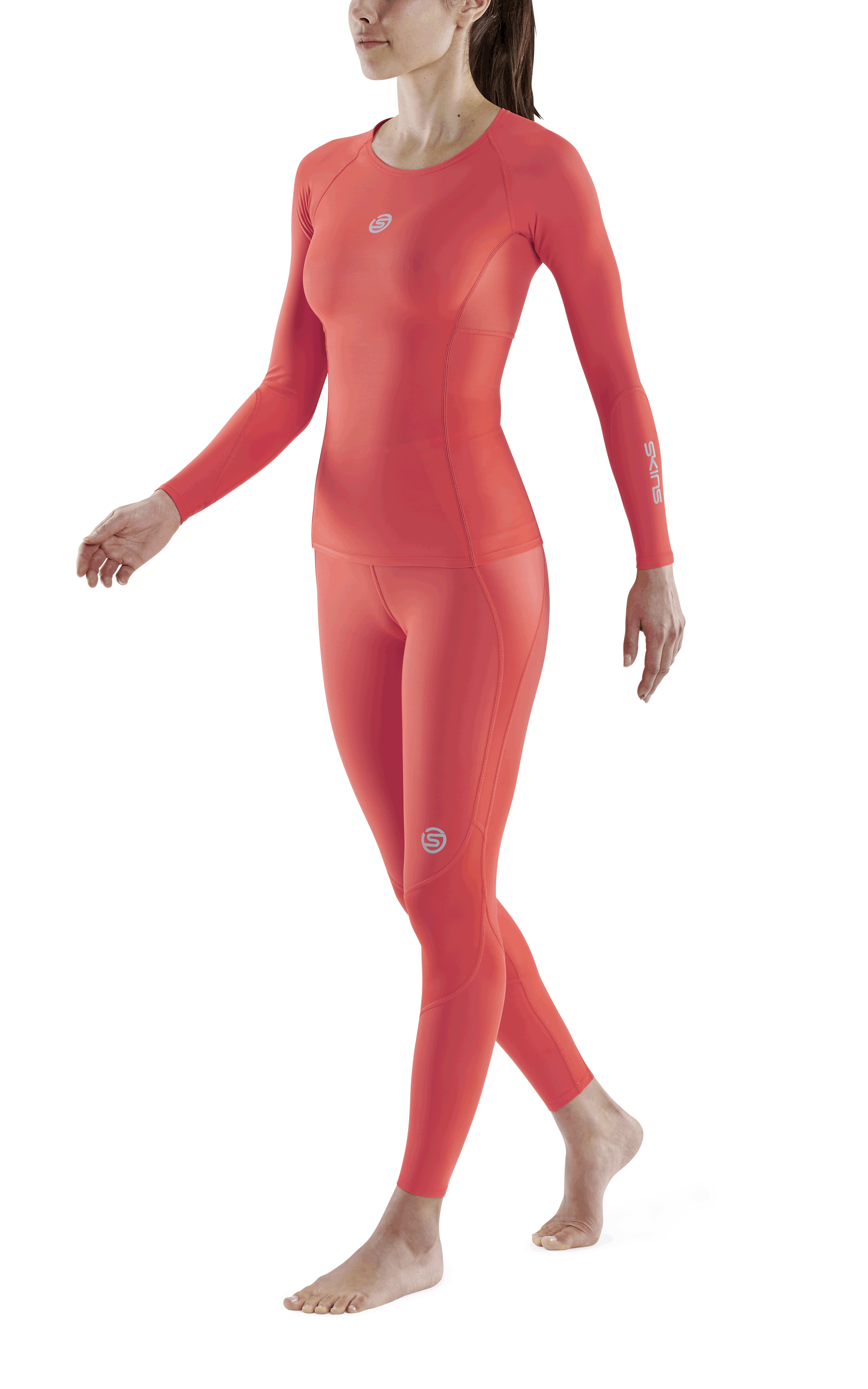 SKINS WOMEN'S COMPRESSION LONG SLEEVE TOPS 3-SERIES - SPARK