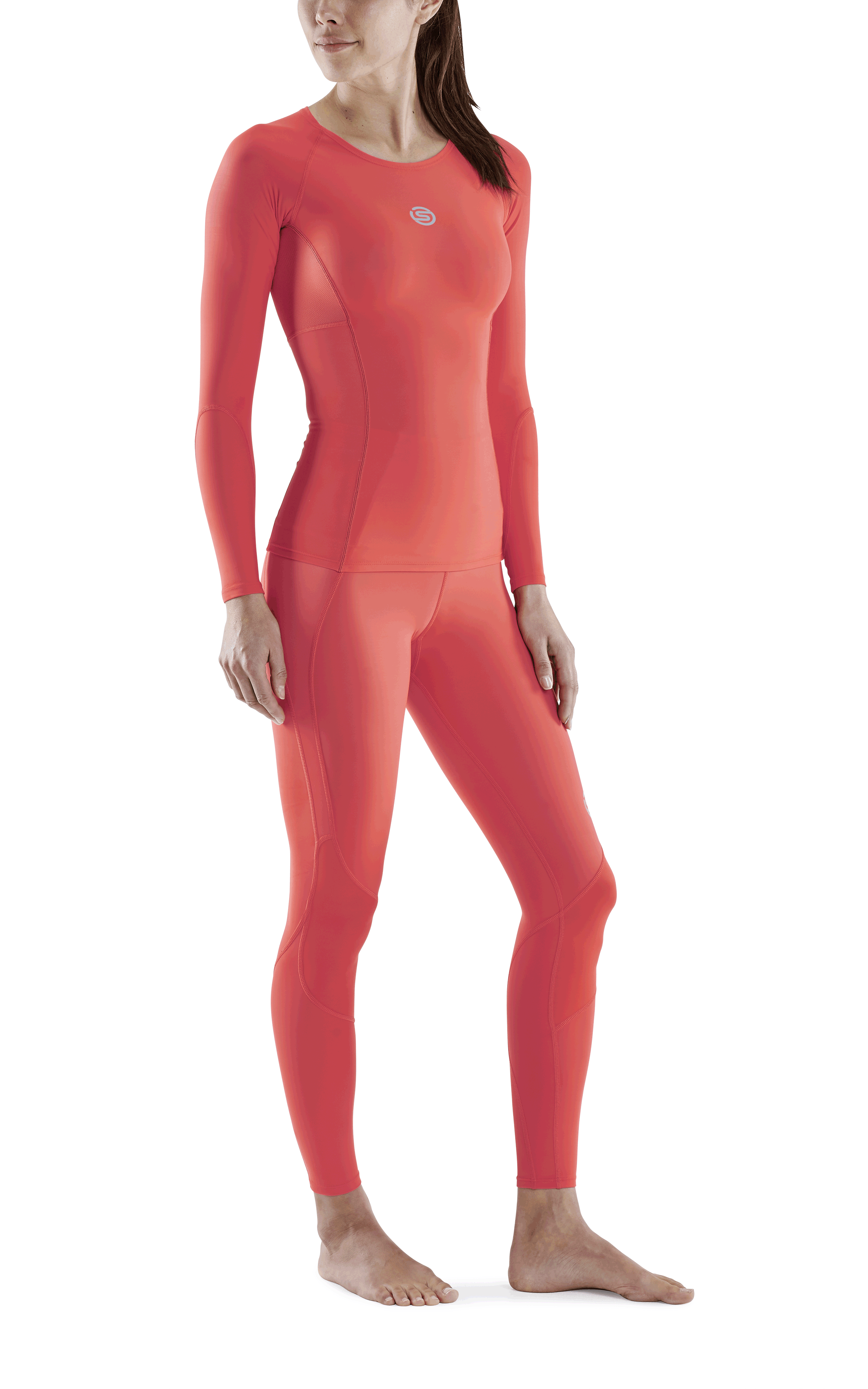 SKINS WOMEN'S COMPRESSION LONG SLEEVE TOPS 3-SERIES - SPARK