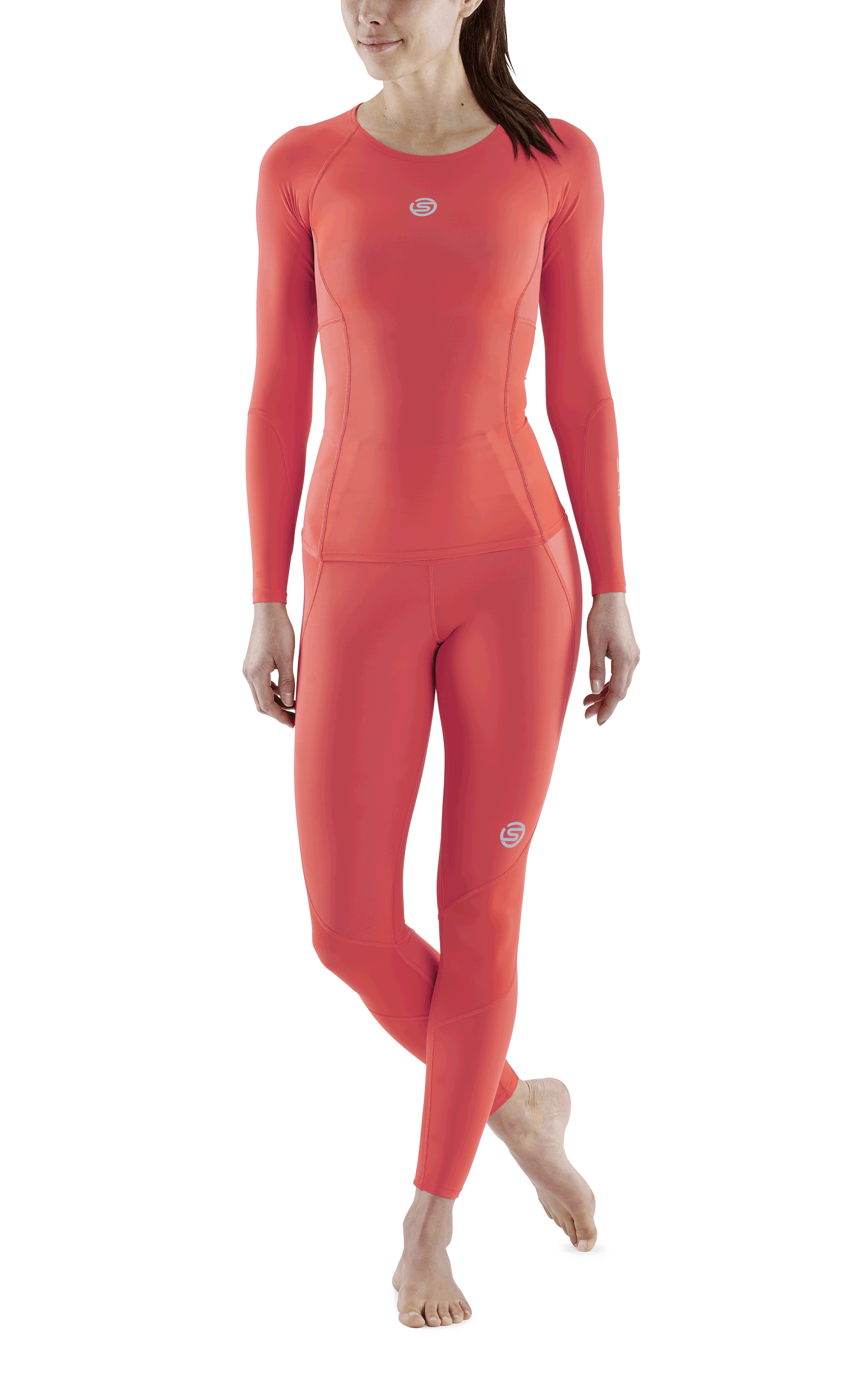 SKINS WOMEN'S COMPRESSION LONG SLEEVE TOPS 3-SERIES - SPARK
