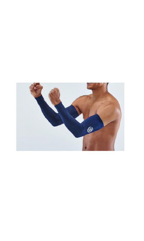 SKINS UNISEX'S COMPRESSION ARM SLEEVE 1-SERIES - NAVY BLUE